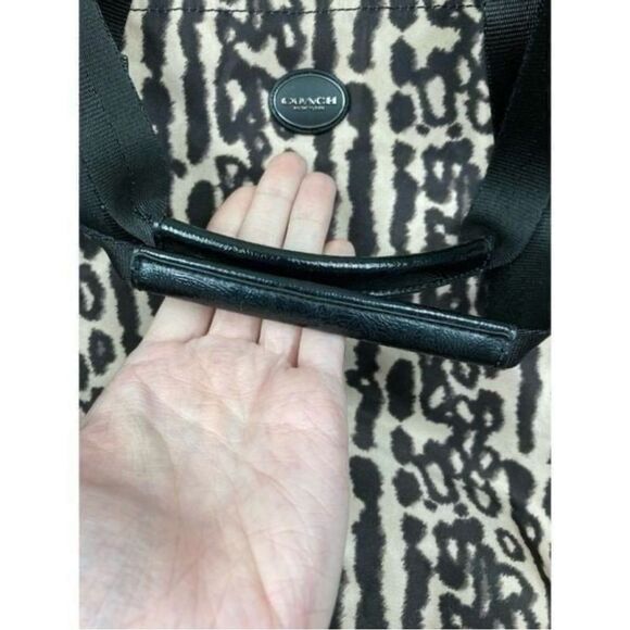 Coach ocelot nylon getaway packable 2- piece weekender bag - Picture 4 of 6